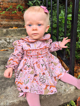 Load image into Gallery viewer, Owl &amp; Hare Smocked Dress by Button Up Baby