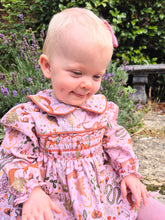 Load image into Gallery viewer, Owl &amp; Hare Smocked Dress by Button Up Baby