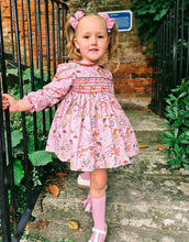 Load image into Gallery viewer, Owl &amp; Hare Smocked Dress by Button Up Baby