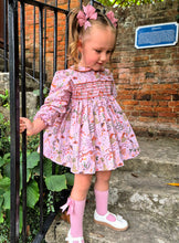 Load image into Gallery viewer, Owl &amp; Hare Smocked Dress by Button Up Baby