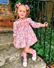 Load image into Gallery viewer, Owl &amp; Hare Smocked Dress by Button Up Baby