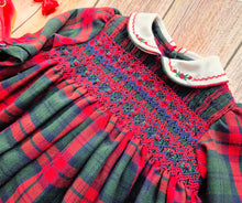 Load image into Gallery viewer, Smocked Tartan Dress by Sarah Louise