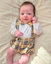 Load image into Gallery viewer, Beige &amp; Black Check Set by Button Up Baby